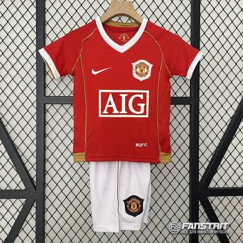 Детская ретро форма MANCHESTER UNITED 06/07, домашняя