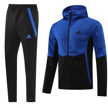 Спортивный костюм Adidas с капюшоном, синий