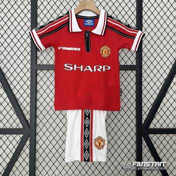 Детская ретро форма MANCHESTER UNITED 98/99, домашняя