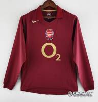 Ретро футболка FC Arsenal 05/06, домашняя с длинным рукавом