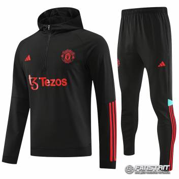 Спортивный костюм MANCHESTER UNITED с капюшоном, черный