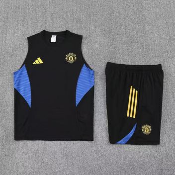 Тренировочный комплект MANCHESTER UNITED 25/26, BLACK (Майка + шорты)