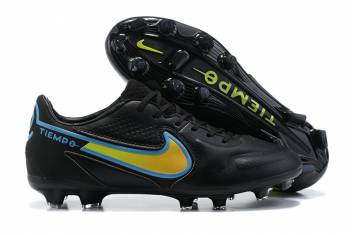 Бутсы Tiempo Legend 9 Elite FG черно-синие