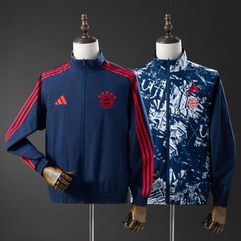Двусторонняя ветровка BAYERN MUNCHEN 2026, dark blue