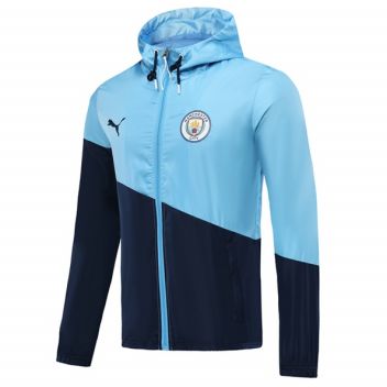 Ветровка MANCHESTER CITY 19/20 голубая