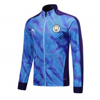 Олимпийка MANCHESTER CITY 19/20 stadium jacket home голубая