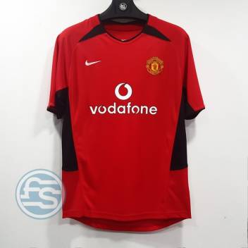 Ретро Футболка MANCHESTER UNITED 02/04 красная