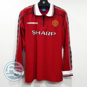Ретро футболка MANCHESTER UNITED 1999 с длин. рукавом