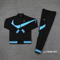 Спортивный костюм Nike, черно-голубой
