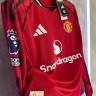 Футболка с длин. рукавом MANCHESTER UNITED 25/26, домашняя | Игровая версия (HEAT.RDY)