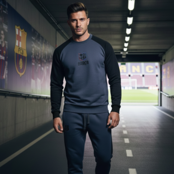 Костюм со свитшотом BARCA Black Edition | Хлопок Премиум